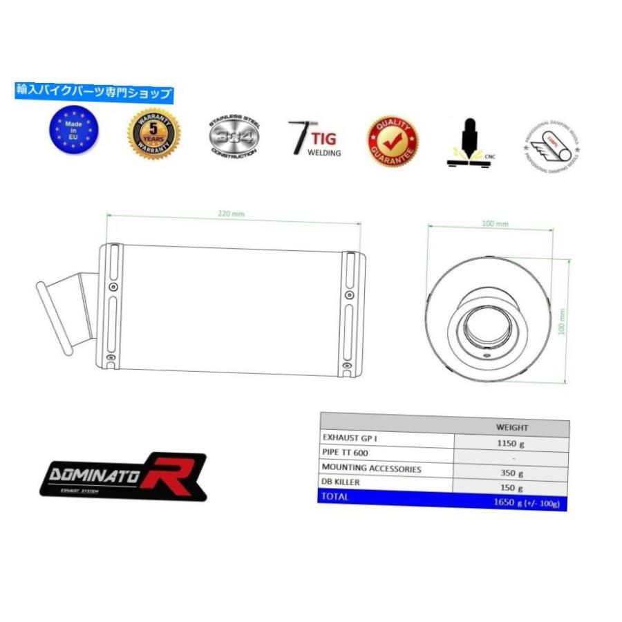 サイレンサー パーストイレカラードラターゲートgp iトレットTT 600 + DBカラー - オリジナルのタイトルを表示 エキゾーストサイレンサー マフラー ドの画像