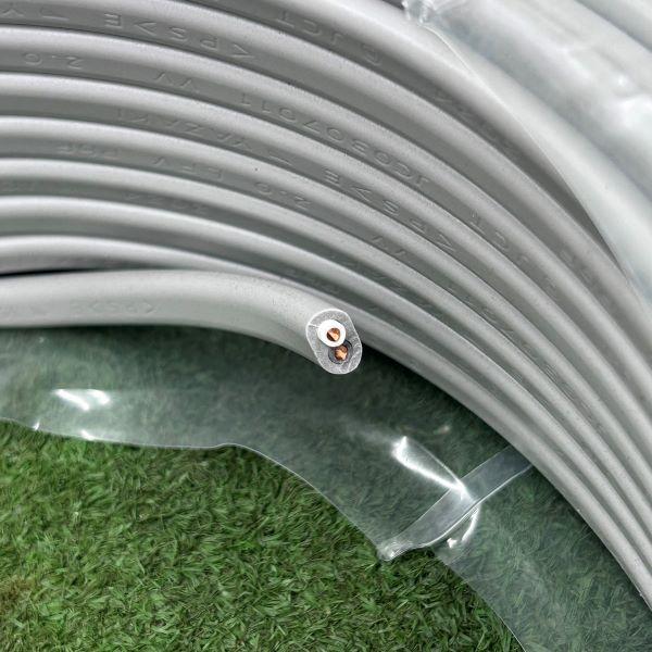 矢崎エナジーシステム VVFケーブル 2.0mm×2芯 100m 灰 VVF2×2.0 矢崎エナジーシステム VVFケーブル 2.0mm×2芯 100m 灰 VVF2×2.0