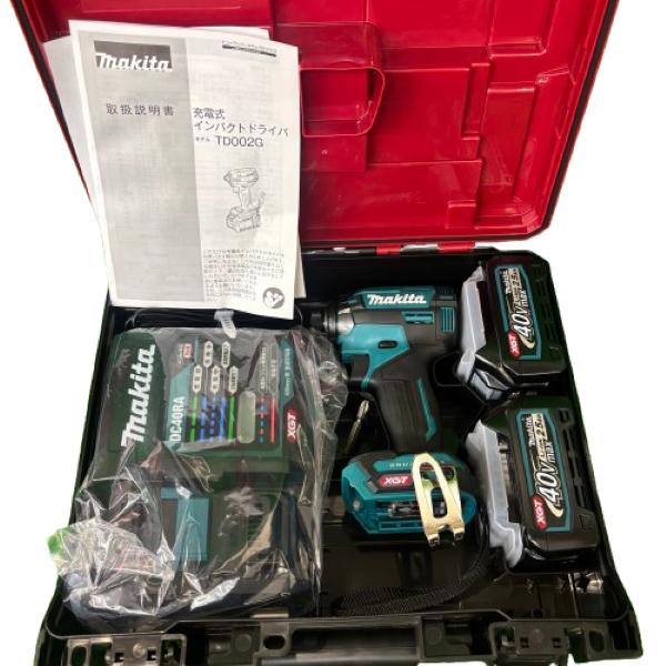 マキタ makita TD002GRDX インパクトドライバ ブルー 40Vmax 2.5Ah  フルセット 未使用 ランクS | マキタ | 06