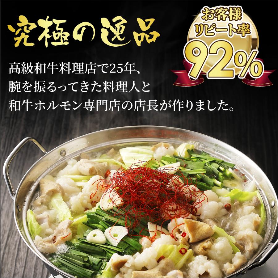 もつ鍋 肉 BBQ ホルモン メガ盛り もつ鍋セット 10人前 選べる スープ 小腸 赤センマイ 選べる 麺 送料無料 もつ 計1.1キロ【10人】 | 宮崎牛 | 02