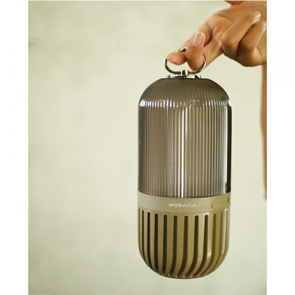 ゆらぎカプセルスピーカー Bluetooth 防塵 防水 LED 充電式 cs2020kh