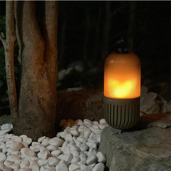 ゆらぎカプセルスピーカー Bluetooth 防塵 防水 LED 充電式 cs2020kh
