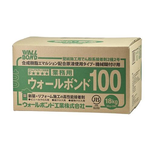 接着剤 ウォールボンド株式会社 カベクロス ウォールボンド100 6kg×3 