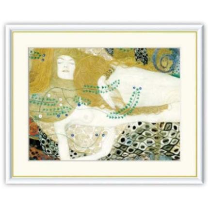 絵画 アート額絵 グスタフ・クリムト 水蛇I 42×34cm : REROOM 絵画 アート額絵 グスタフ・クリムト 水蛇I 42×34cm : REROOM