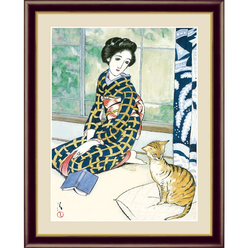 絵画 アート額絵 竹久夢二 晩春 42×34cm : REROOM - 通販 - Yahoo