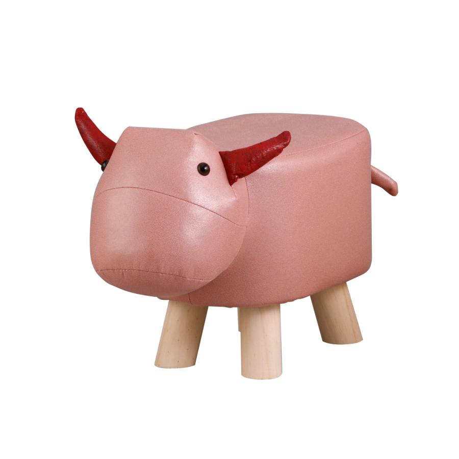 アビテ ティーア・スツール 動物 カウ キッズチェア ピンク rd-603-pk | 