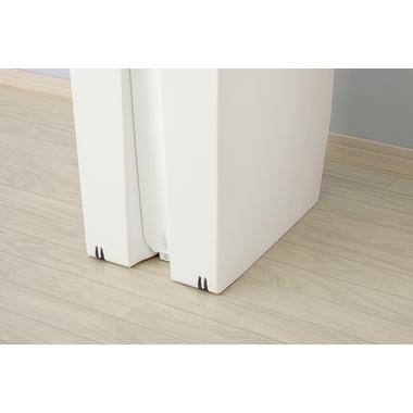 ゴミ箱 キッチン 分別 ペダルオープンツイン20 RSD-76WH ホワイト 20L ペダルダストボックス(2個入) キャスターの画像