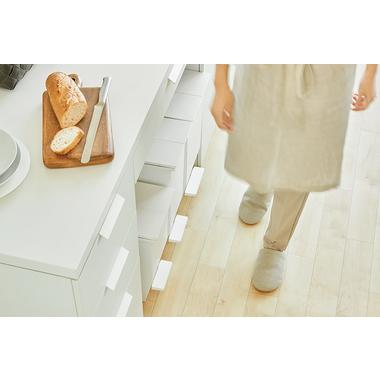 ゴミ箱 キッチン 分別 ペダルオープンツイン20 RSD-76WH ホワイト 20L ペダルダストボックス(2個入) キャスターの画像