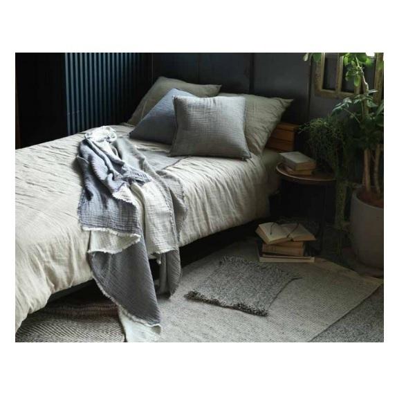 ダルトン オシャレ コットン ブランケット L t19-0088l-bl_2