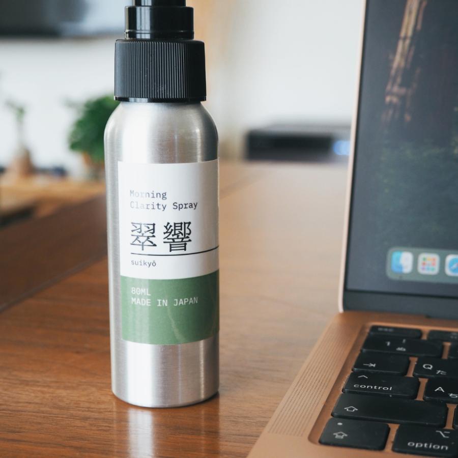 ルームスプレー 618 翠響＆静謐 80ml×2本セット 天然精油 アロマ 除菌
