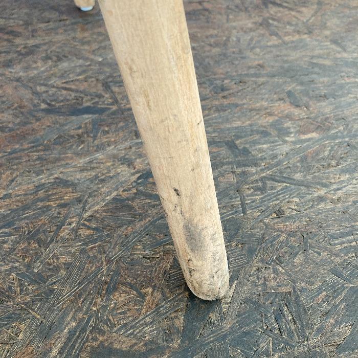 中古 アイリスオーヤマ 丸テーブル DT-02B ホワイト ダイニング