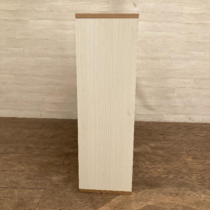 中古  木製ラック 本棚 収納棚 収納ケース リビング収納 ロッカー キャビネット ホワイト 北欧 |  | 03