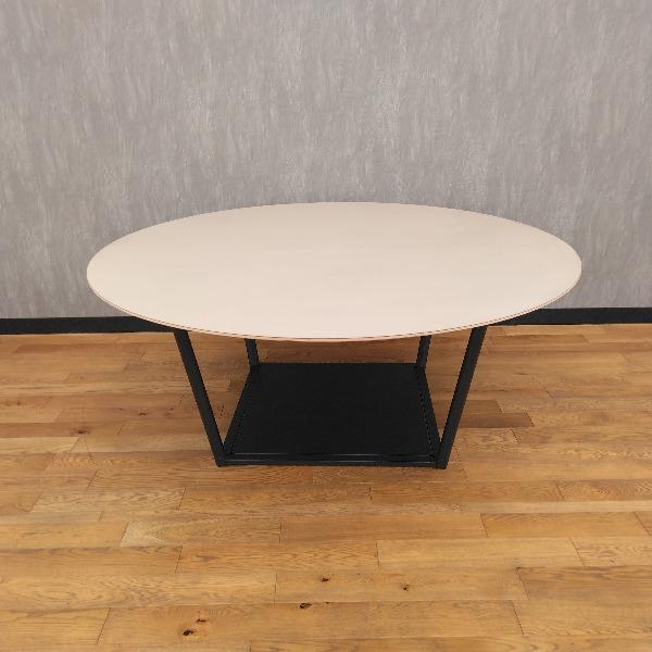 倉庫引取限定】KOKUYO コクヨ 丸テーブル ライトグレー カフェテーブル