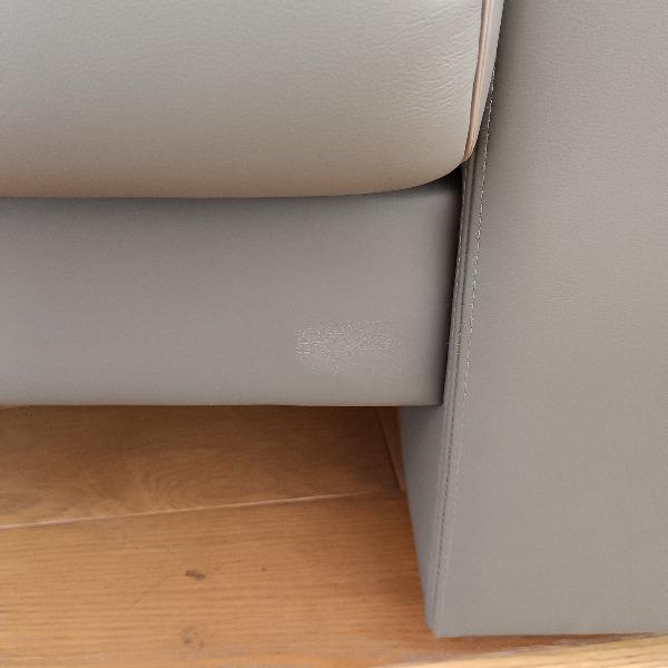 OKAMURA オカムラ 応接ソファ 1人掛け S‐78A 8378AA-P461 2021年製 グレー 応接椅子 待合椅子 ロビーチェア ミーティングチェアの画像