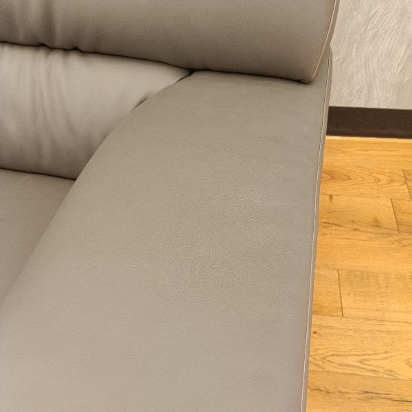 OKAMURA オカムラ 応接ソファ 1人掛け S‐78A 8378AA-P461 2021年製 グレー 応接椅子 待合椅子 ロビーチェア ミーティングチェアの画像