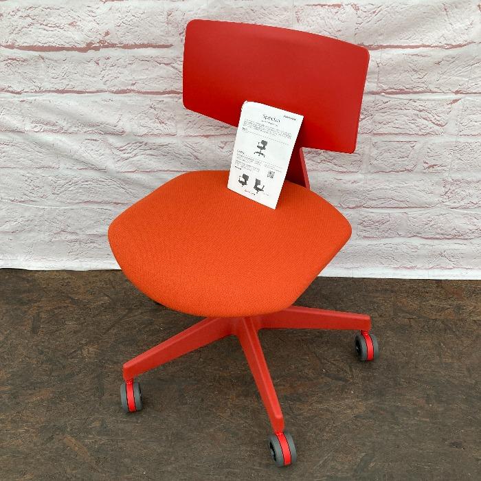 中古 OKAMURA オカムラ オフィスチェア 肘なし スペクトラ アクセント 