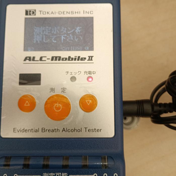 訳アリ 中古 東海電子 アルコールチェッカー ALC-mobile2 ブルー 動作未確認_12
