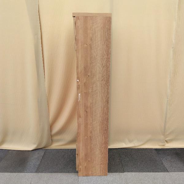 直接引取OK！ 中古 右開き ブラウン 天然木調オープンキャビネット_1