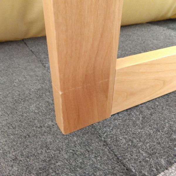 中古 平机 無垢材 アルダー天然木 オフィスデスク 事務机 平デスク ワークデスク PCデスク パソコンデスク オフィス デスク 机 つくえ