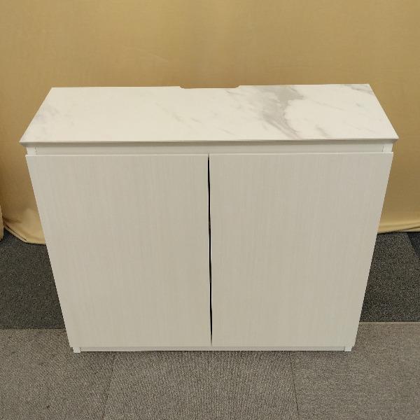 中古 キャビネット 両開き Caato/カット  カウンター下収納 キャビネットの画像