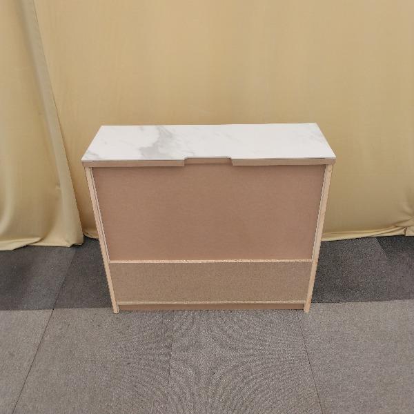 中古 キャビネット 両開き Caato/カット  カウンター下収納 キャビネットの画像
