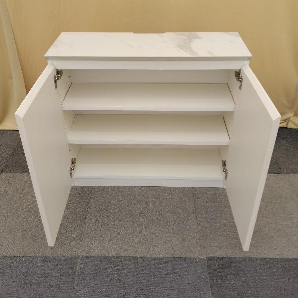 中古 キャビネット 両開き Caato/カット  カウンター下収納 キャビネットの画像