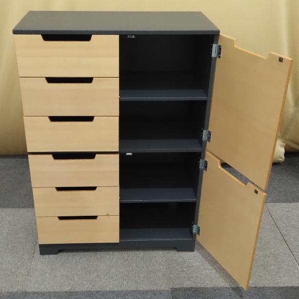 中古 リビング壁面収納 システム収納 Kirsika キルシッカ キルシッカ ルーター収納 ミニキャビネット |  | 09