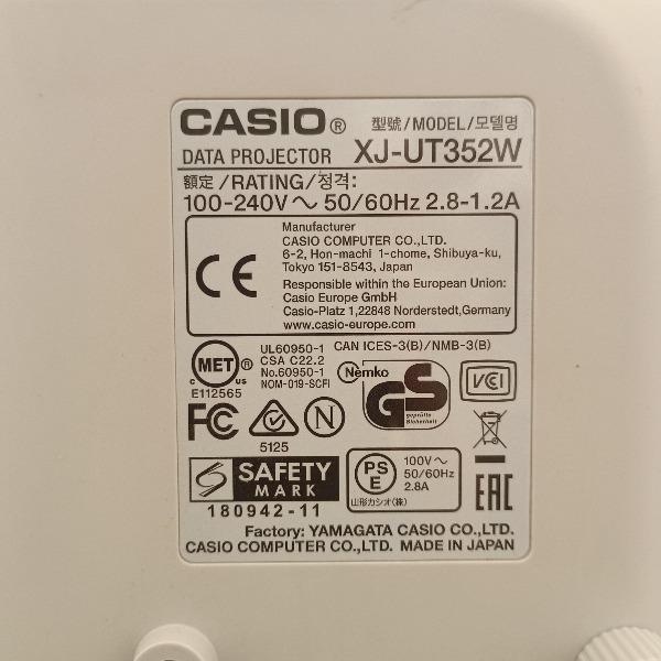 セット商品 カシオ プロジェクター XJ-UT352W ホワイト BrightSign デジタルサイネージ 専用 再生プレーヤー_2