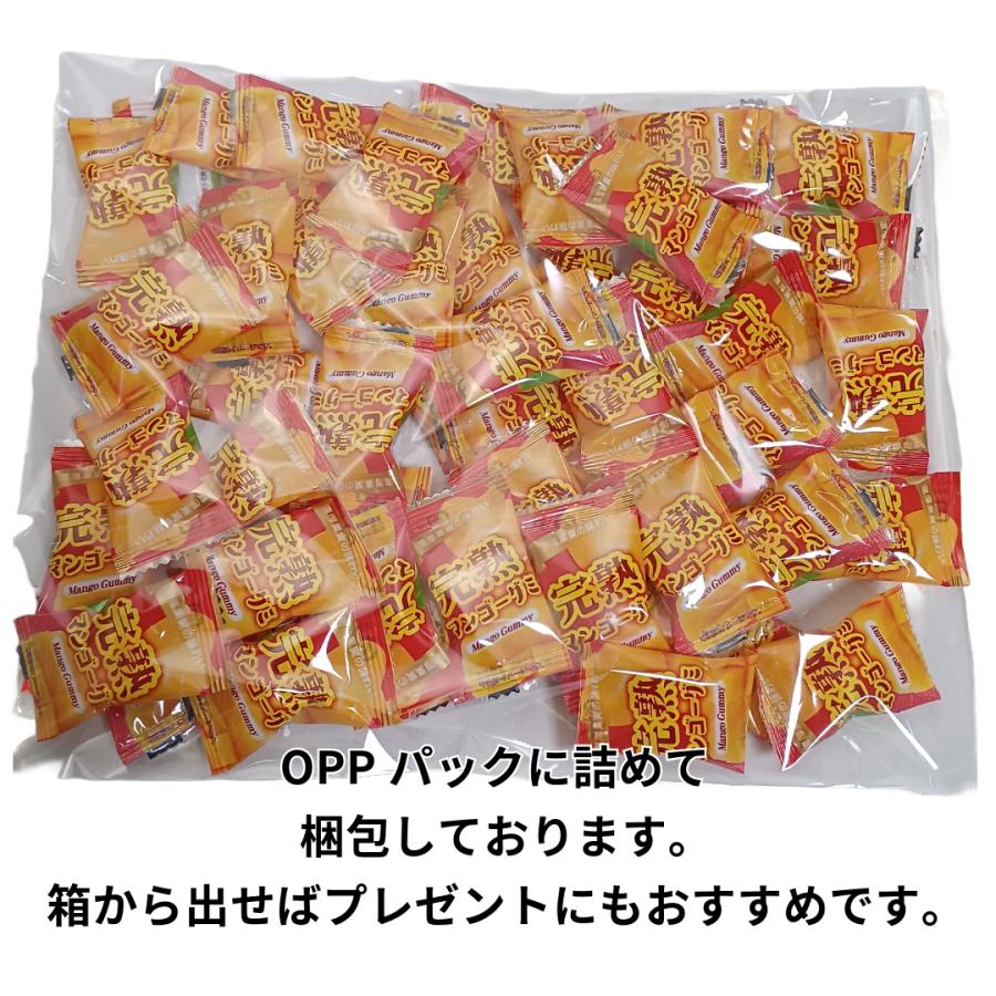 マンゴーグミ 完熟マンゴー グミキャンディ 50個 個包装 お菓子 ギフト