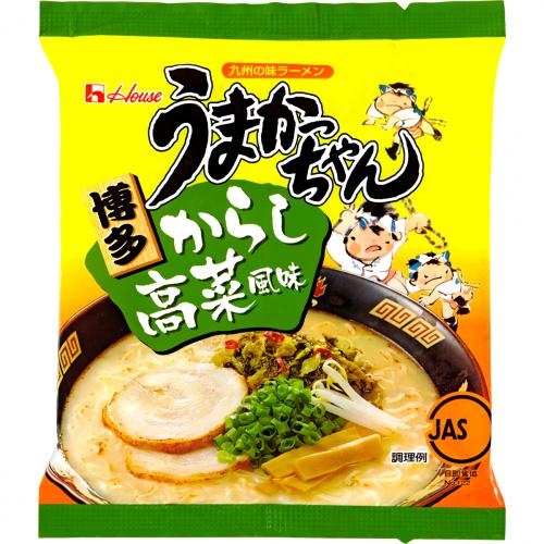 うまかっちゃん 高菜 九州限定 30食 とんこつラーメン 袋麺 5食入 6パック インスタントラーメン｜resaikuru｜04