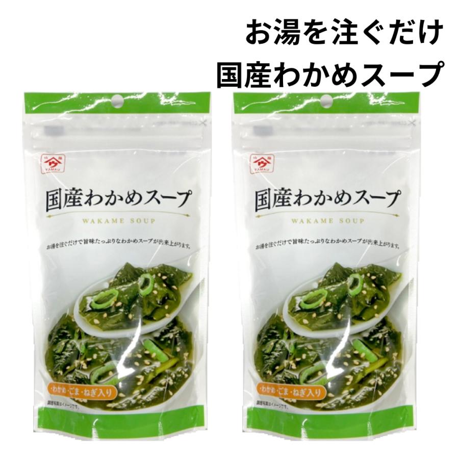 ポイント利用 わかめ 国産 わかめスープ 乾燥 手軽 チャック付き