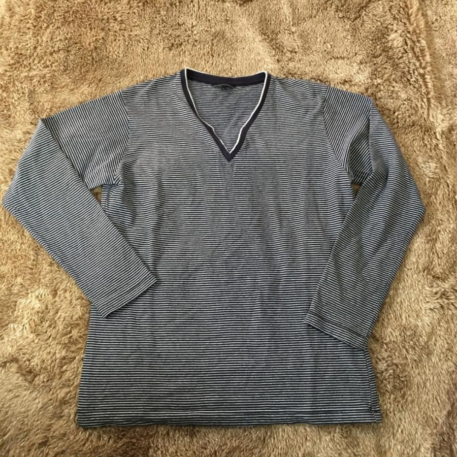 セール中ユニクロ Uniqlo Vネック 長袖カットソー L 紺 ユニクロ メンズ トップス 他 美品 中古 送料1円 N リサイクルストア リセール 通販 Yahoo ショッピング