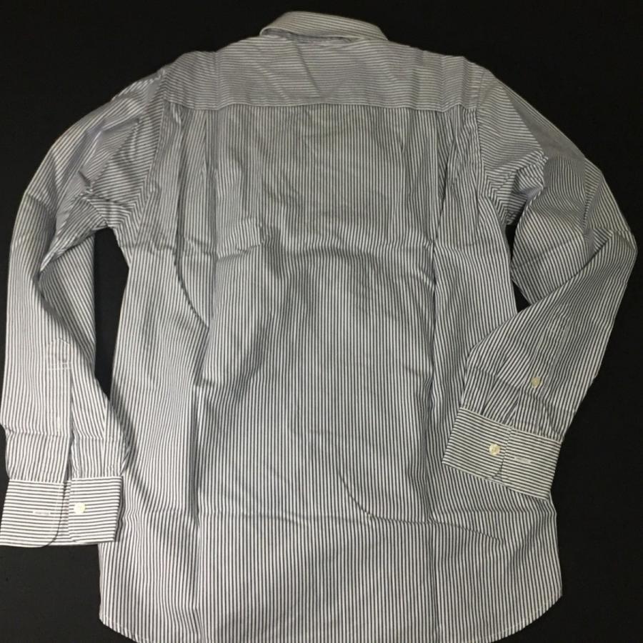 セール中無印良品 Muji 無印良品 メンズ 長袖シャツ M ストライプ 青 白 中古 送料1円 リサイクルストア リセール 通販 Yahoo ショッピング