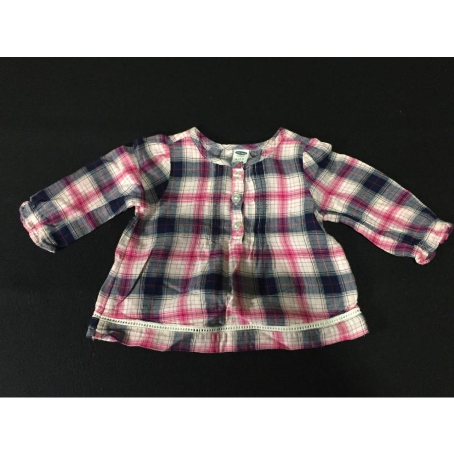 オールドネイビー Old Navy キッズ チェック柄 長袖ワンピース チェック柄 ピンク 6 12m 75サイズ 美品 中古 送料140円綿100 リサイクルストア リセール 通販 Yahoo ショッピング