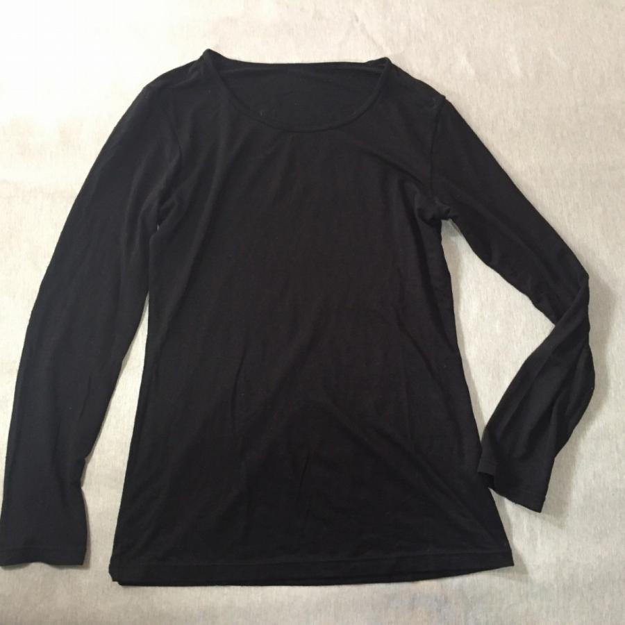 ユニクロ Uniqlo ヒートテック インナーウエア アンダーシャツ レディース M 黒 長袖tシャツ 美品 中古 送料140円 G リサイクルストア リセール 通販 Yahoo ショッピング