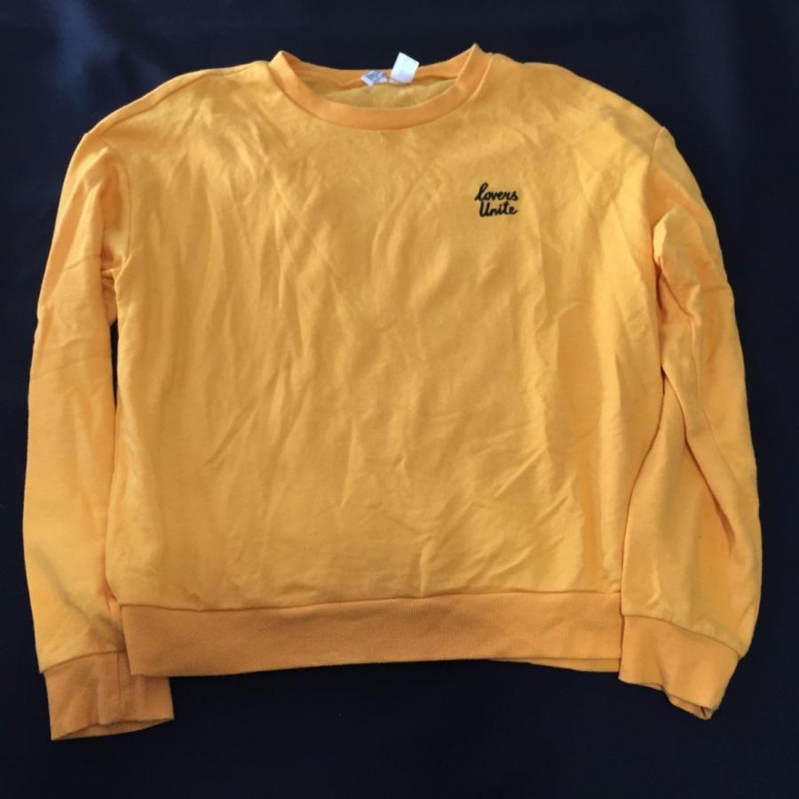 エイチアンドエム H M スウェット トレーナー メンズ M 中古 送料198円山吹色 N リサイクルストア リセール 通販 Yahoo ショッピング