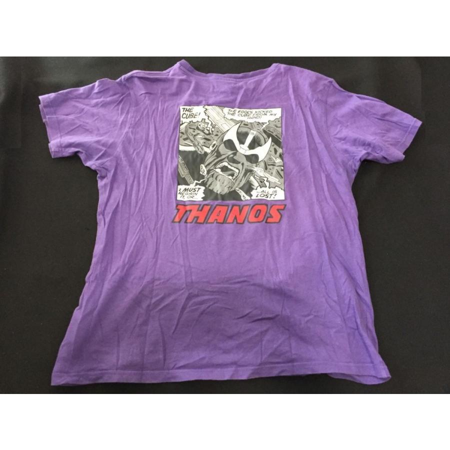 Gu ジーユー 半袖tシャツ メンズ L 丸首 イラスト キャラクター 紫 やや美品 マーベル アメコミ Thanos N リサイクルストア リセール 通販 Yahoo ショッピング