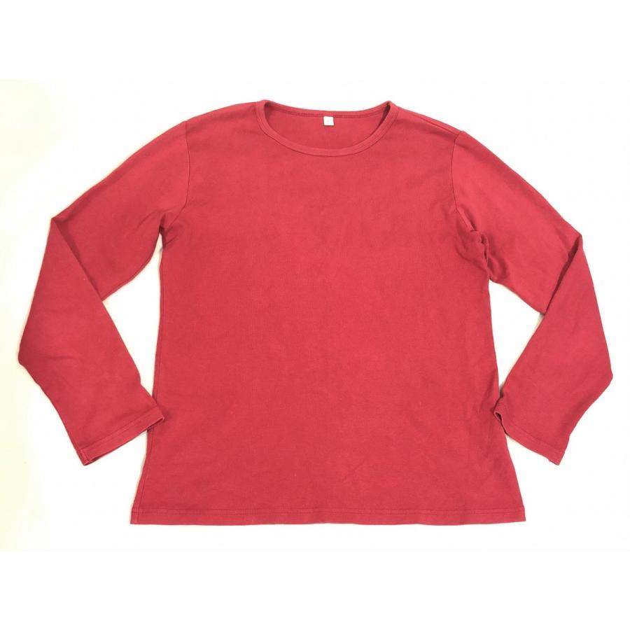 ユニクロ レディース 長袖 無地 カットソー Xl 赤 ストレッチ 中古 送料198円 リサイクルストア リセール 通販 Yahoo ショッピング