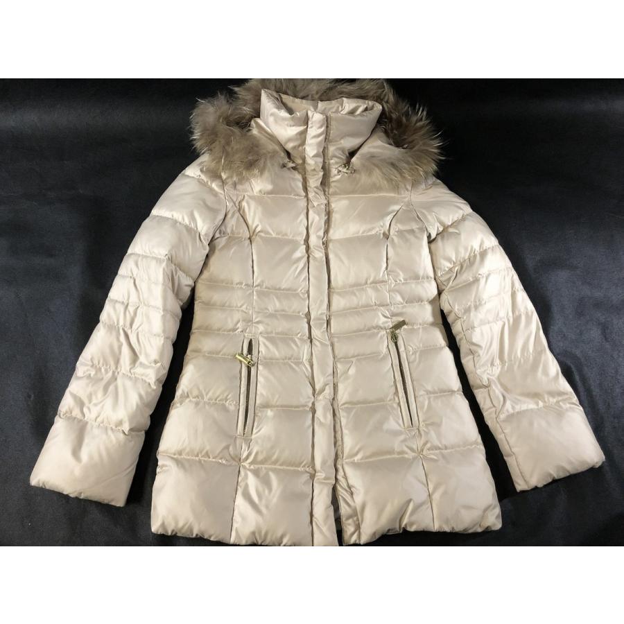 □《美品》【ビッキー】VICKY/長袖ダウンジャケット[1]S/ベージュ