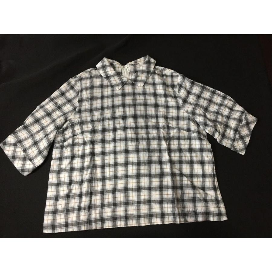 NUSY フェリシモ シャツ レディース その他袖 XL LL チェック柄 白X黒 美品 中古 送料185円  :211013705:リサイクルストア・リセール - 通販 - Yahoo!ショッピング