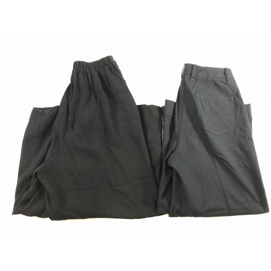 《美品》【ジーユー】GU/ワイドパンツ Mサイズ 2着セット/黒/コットン素材・シフォン素材/レディース :220119109:リサイクルストア・リセール 通販 (美品)レディース・ワイドパンツ(Mサイズ)