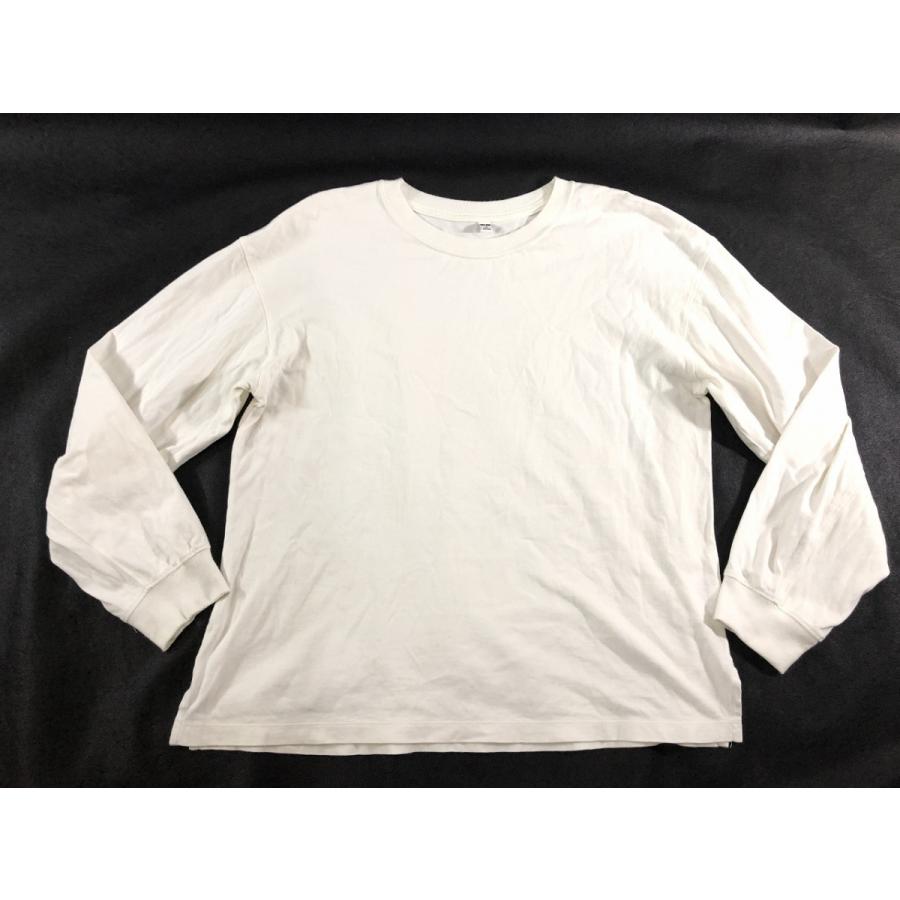 ユニクロ メンズ 長袖 無地 カットソー 白 M やや美品 送料185円 リサイクルストア リセール 通販 Yahoo ショッピング