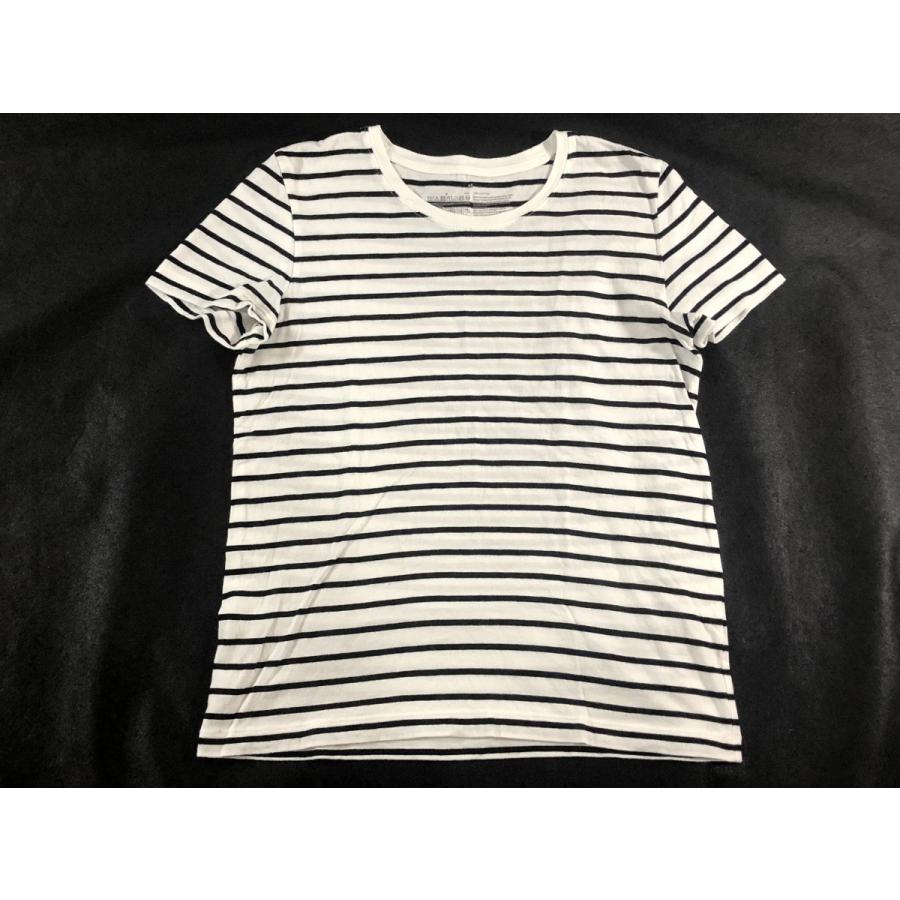 無印良品 レディース ボーダー柄 半袖tシャツ M 白 黒 美品 リサイクルストア リセール 通販 Yahoo ショッピング