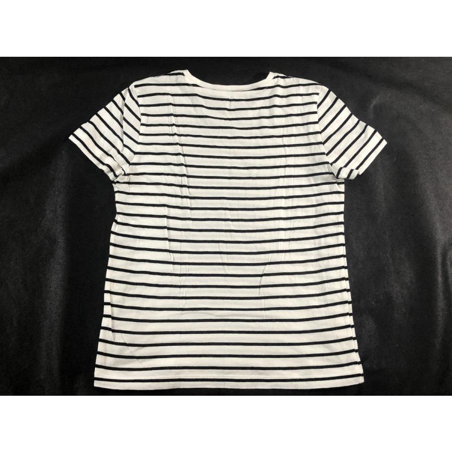 無印良品 レディース ボーダー柄 半袖tシャツ M 白 黒 美品 リサイクルストア リセール 通販 Yahoo ショッピング