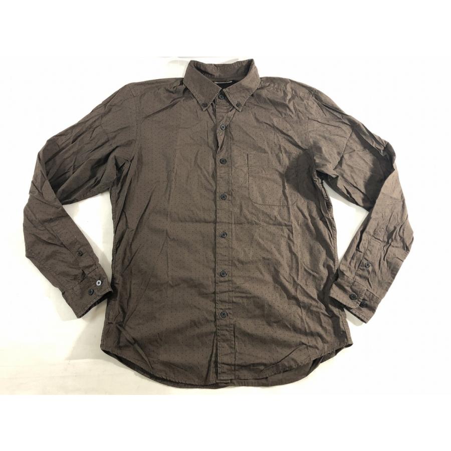 ジーユー Gu メンズ 長袖 ドット柄 シャツ こげ茶 M 中古 送料185円 長袖 シャツ メンズ M リサイクルストア リセール 通販 Yahoo ショッピング
