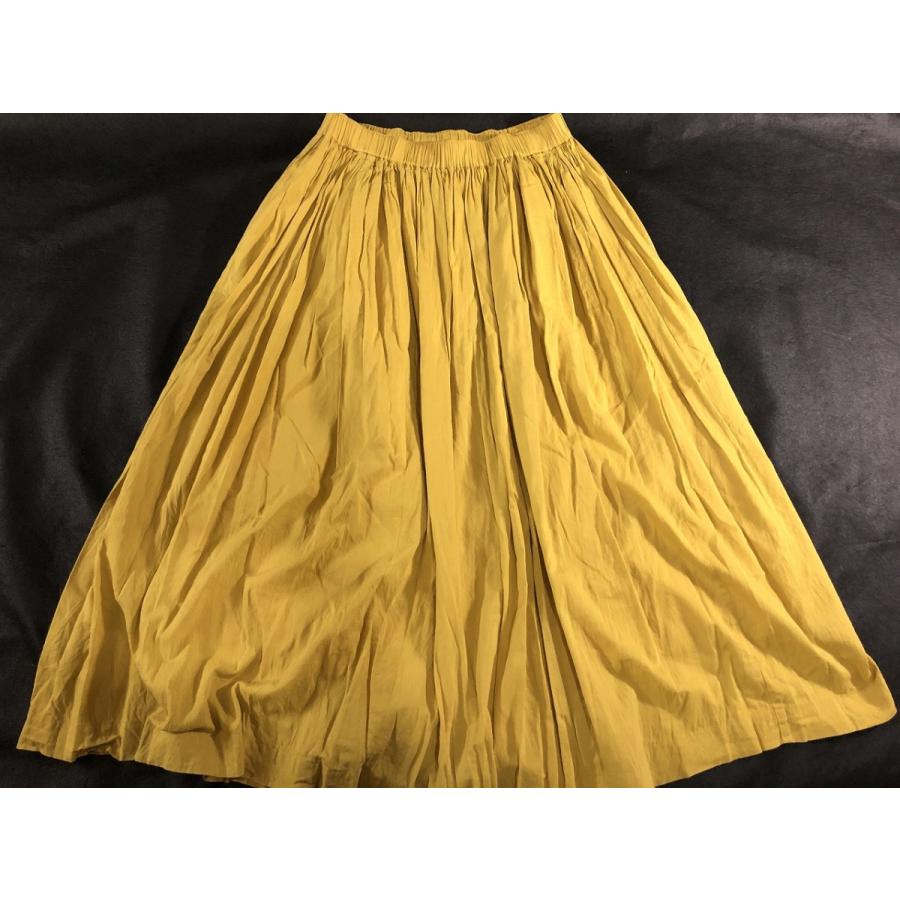 SENSE OF PLACE センス オブ プレイス ロングフレアスカート アーバンリサーチ フリーサイズ MLサイズ相当 カラシ色 美品 220530123リサイクルストア・リセール