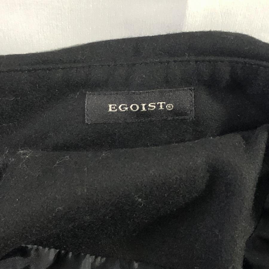 EGOIST エゴイスト 長袖 ひざ丈コート S〜M 黒 中古｜resale｜06