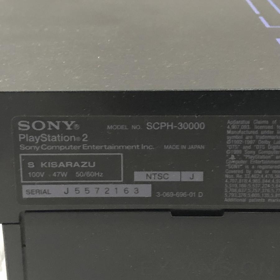 SONY ソニー PS2 プレイステーション2  SCPH-30000 黒 ジャンク  Z3｜resale｜07