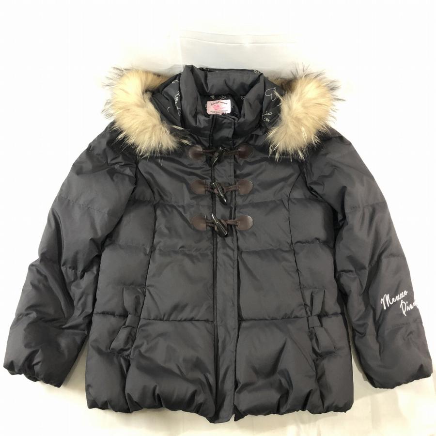 mezzo piano メゾピアノ 女の子 ダウンジャケット 160 黒 美品  