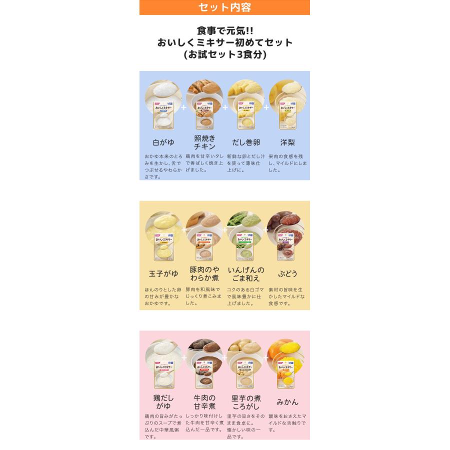 初回限定一セット限り)食事で元気！！おいしくミキサー初めてセット